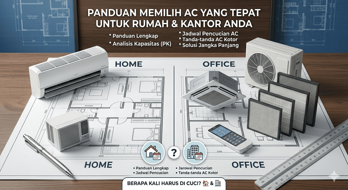 Panduan Memilih AC yang Tepat untuk Rumah dan Kantor Anda
